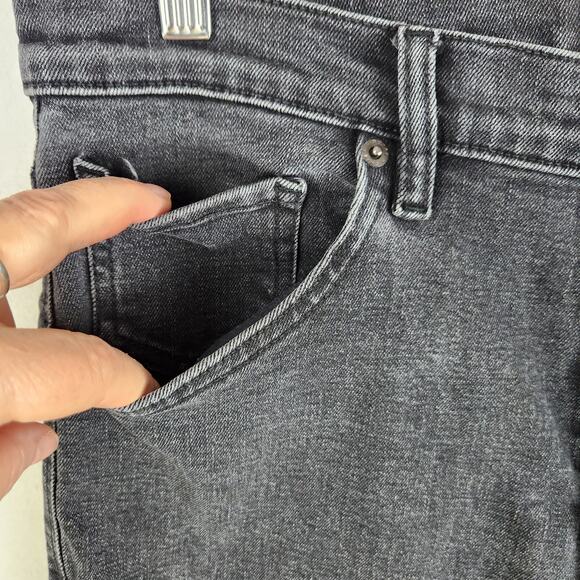 DU/ER Jeans WFMR2304 Mens 32x29 Black Distressed Casual Denim Stretch GUC - Picture 9 of 16